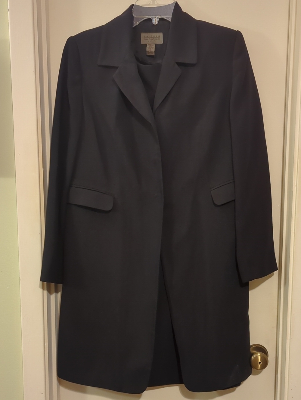 Uniform John Paul Richard Petite Black Tailored Midi Dress and Jacket